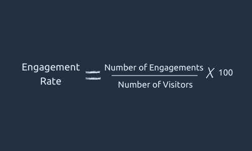 Formula for engagement rate