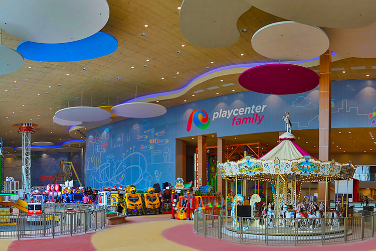  Foto que ilustra matéria sobre Shopping Aricanduva mostra o parque indoor Playcenter Family