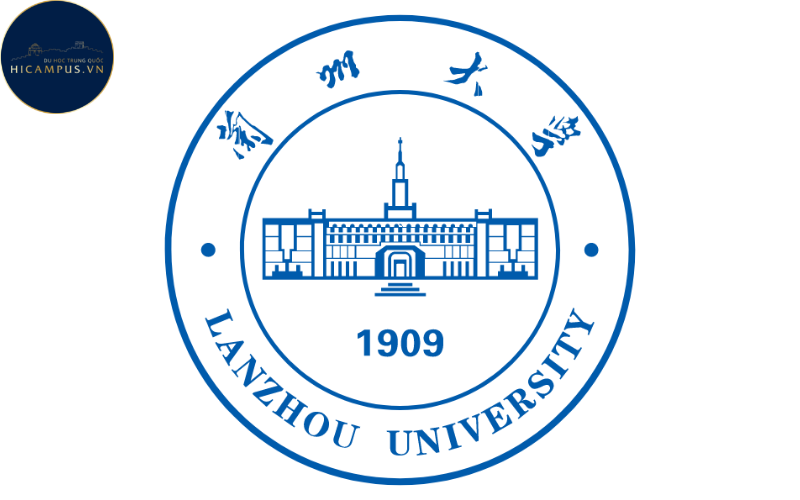Logo trường Đại học Lan Châu. Hocbongcis.vn