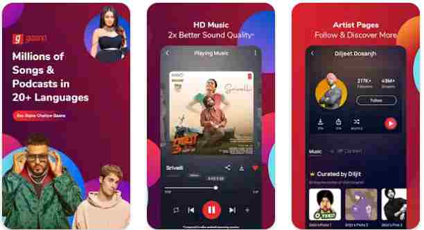 Gaana - Gana सुनने वाला Apps