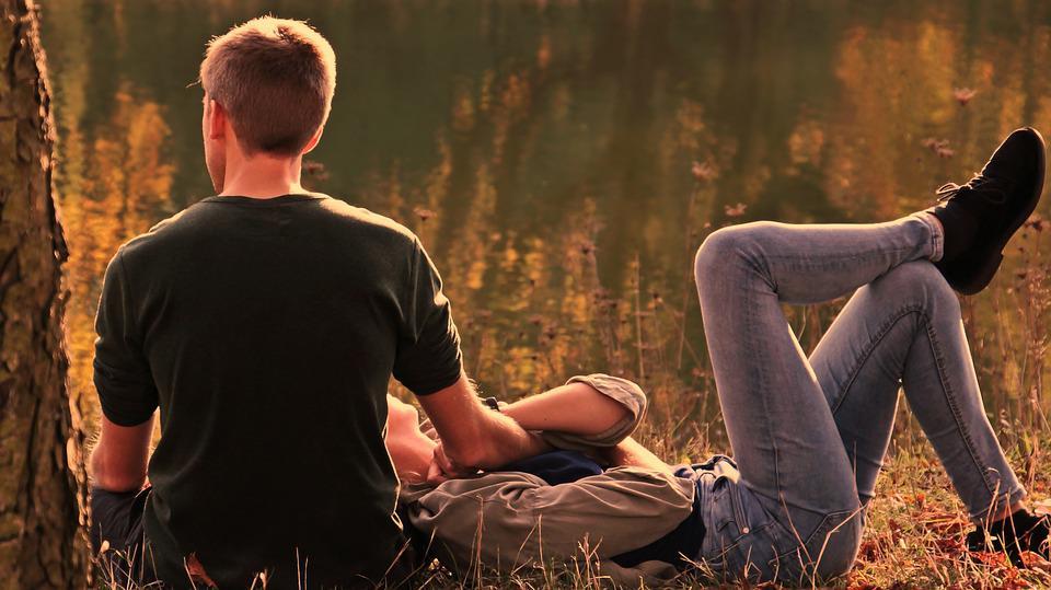 Couple, Love, Outdoors, Pair, Park, Lovers, Man, Male
