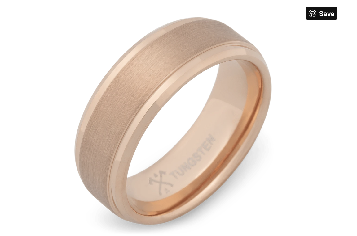 rose gold plated tungsten
