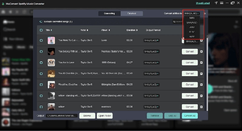 MuConvert Spotify Music