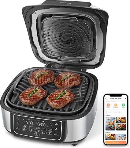 COSORI Indoor Grill & Smart XL Air Fryer