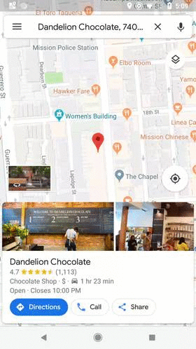 Google Maps Follow Function