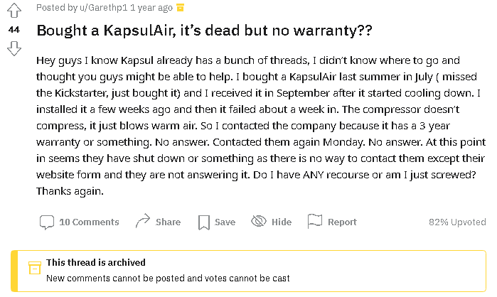 kapsul air conditioner reviews reddit