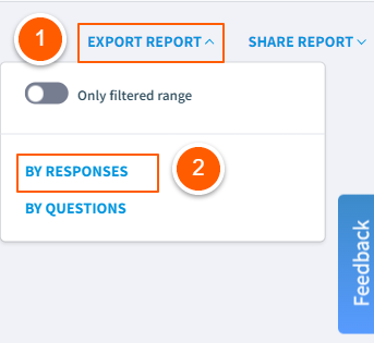 EXPORT REPORT by Responses