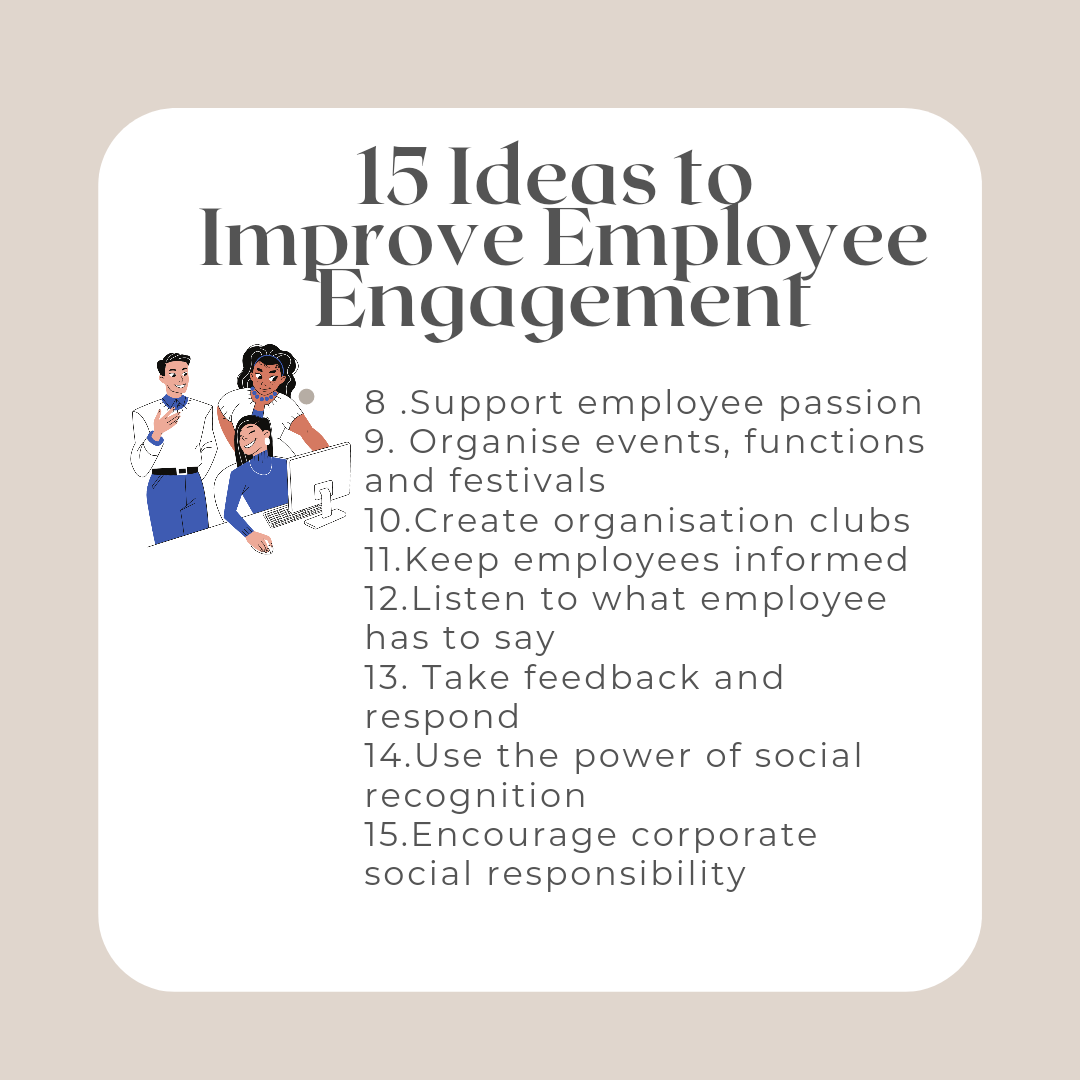15 Ideas To Improve Employee Engagement