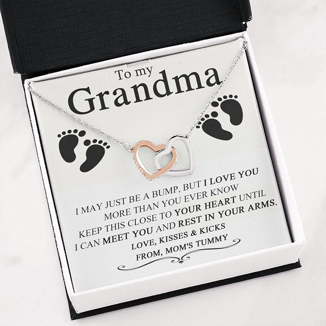 Love Necklace for First Time Grandparents