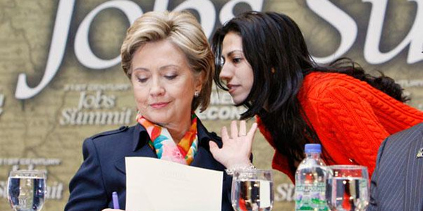 Hillary Clinton and Huma Abedin