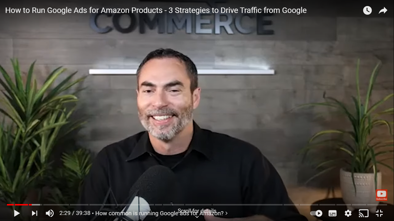 Brett Curry says it's easier to beat your competitors to clicks on Google than on Amazon