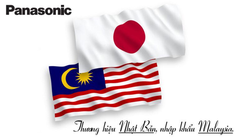 Thương hiệu Panasonic có xuất xứ từ Nhật Bản và được sản xuất, nhập khẩu tại Malaysia