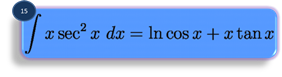 integration formula