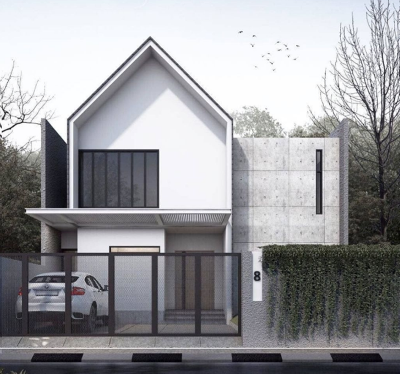 bentuk Rumah Sederhana Minimalis Modern