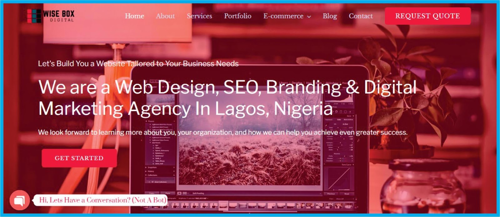 Wise Box web design company Lagos