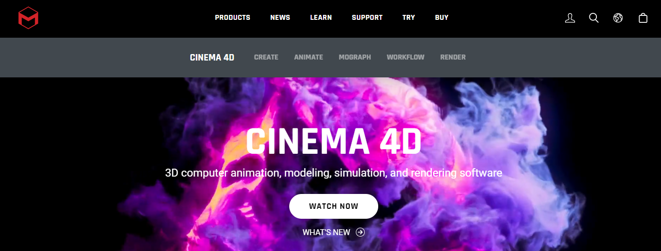 Cinema 4D-Graphic Design Software List