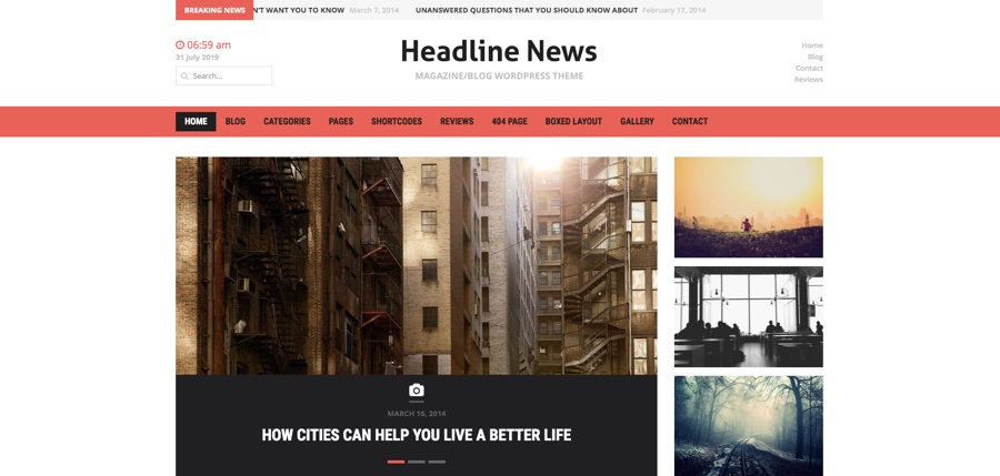 Tema WordPress de notícias e revistas de manchete