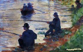 Fishermen Artwork By Georges Seurat Oil Painting & Art Prints On Canvas For  Sale - PaintingStar.com Art Online Store