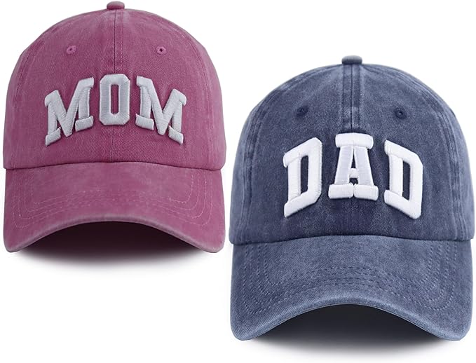 mom and dad jean hats
