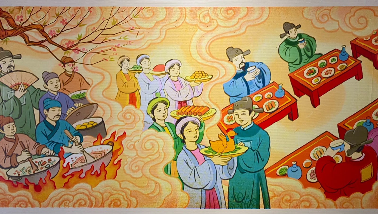 Tái hiện nghi lễ cung đình thời xưa trong triển lãm Cung đình ngày Xuân - Ảnh 9.
