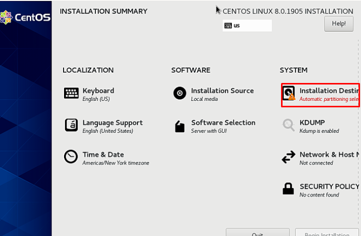 how to install centos 8 desktop & the new features of centos8