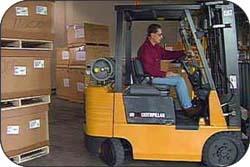 Powered Industrial Trucks eTool: Operating the Forklift - Traveling &  Maneuvering