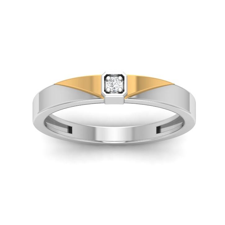 Diamond Engagement Rings for Men | White gold engagement ring for men 