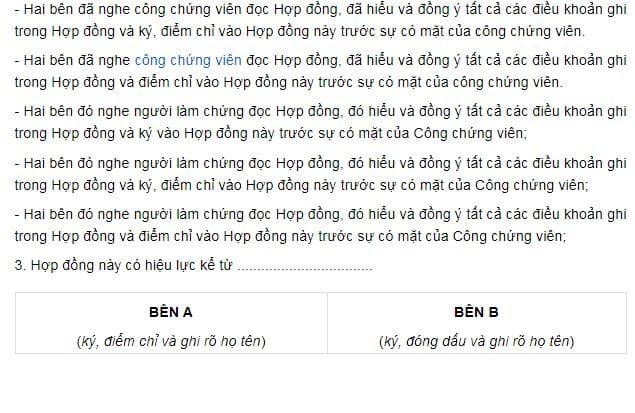 mẫu giấy cho vay cầm đồ