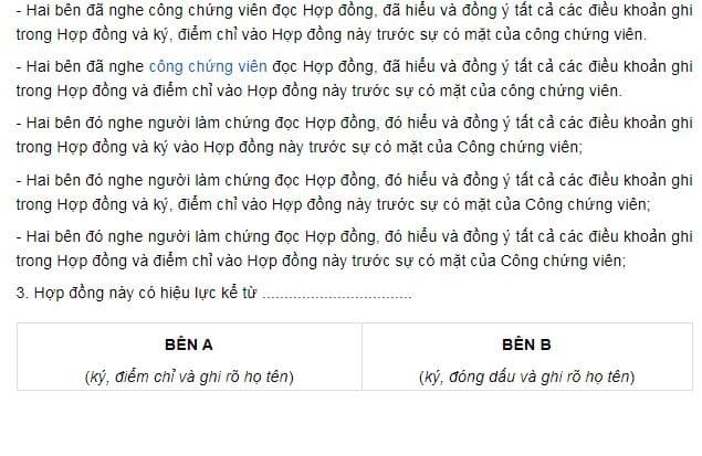 mẫu giấy cho vay cầm đồ