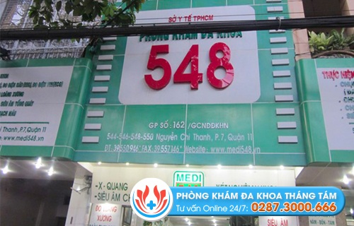 Thăm khám và chữa bệnh rong kinh quận 11 tại phòng khám 548