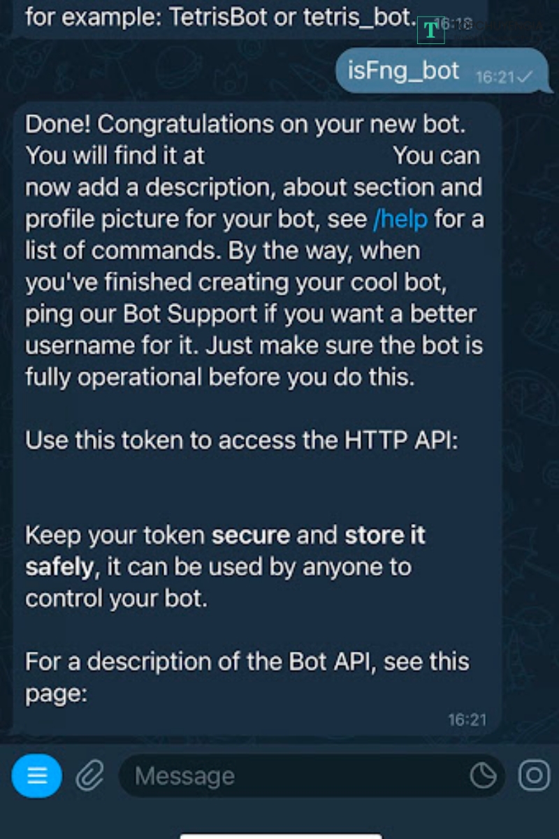 Hướng dẫn tạo Bot Telegram