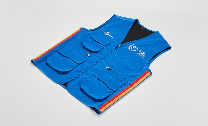 CJ Logistics’ ECO+ uniform, made from used PET bottles