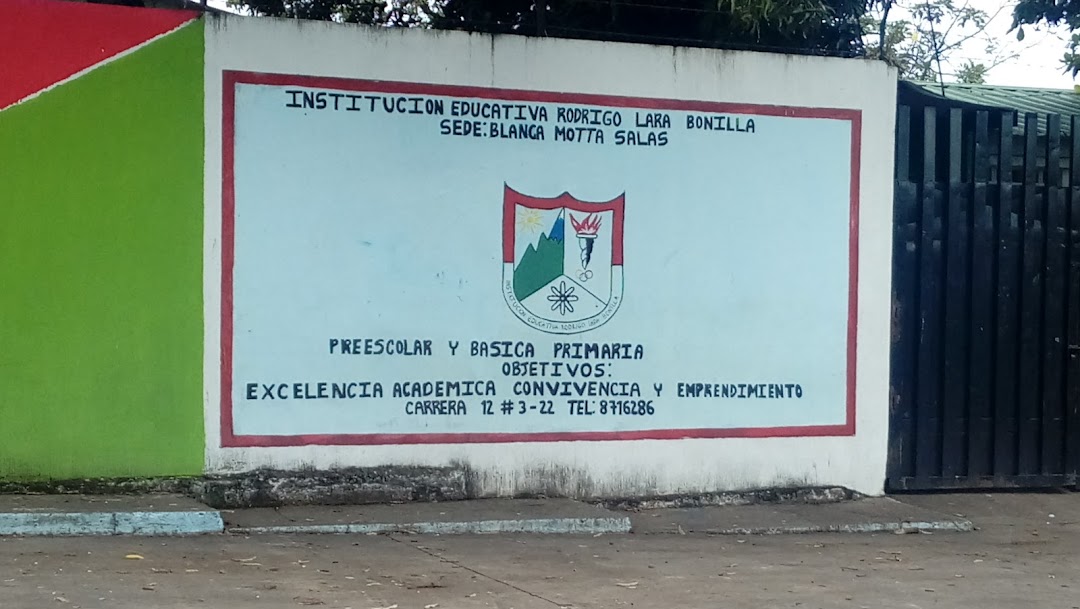 Institución Educativa Rodrigo Lara Bonillo-Sede Blanca Motta Salas