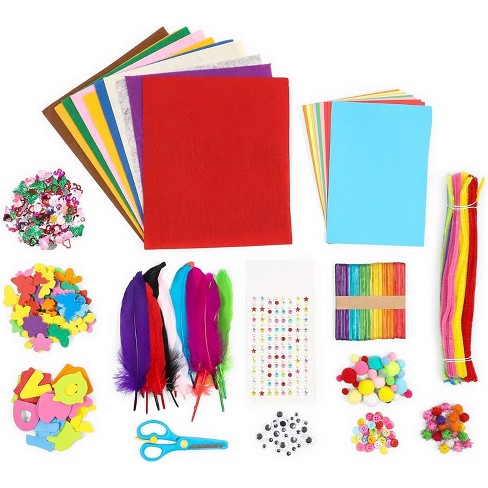 1000pcs Kids Art &amp; Craft Supplies Assortment Set For School Projects, Diy  Activities &amp; Crafts And Party Supplies : Target