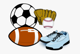 Sports Equipment Clipart Pe Subject - Football In Black And White ...