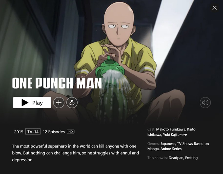 One Punch Man is the spiritual successor of Dragon Ball Z.