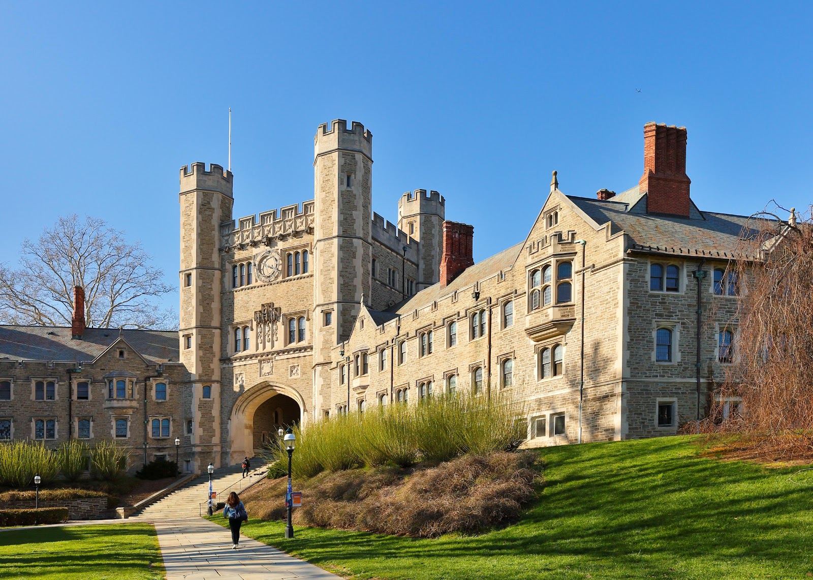 Princeton University on a sunny afternoon.