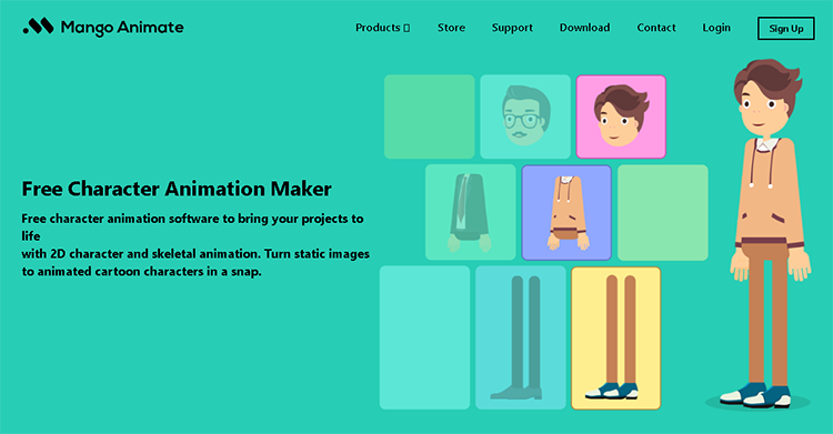 character design software-mango animate character animation maker