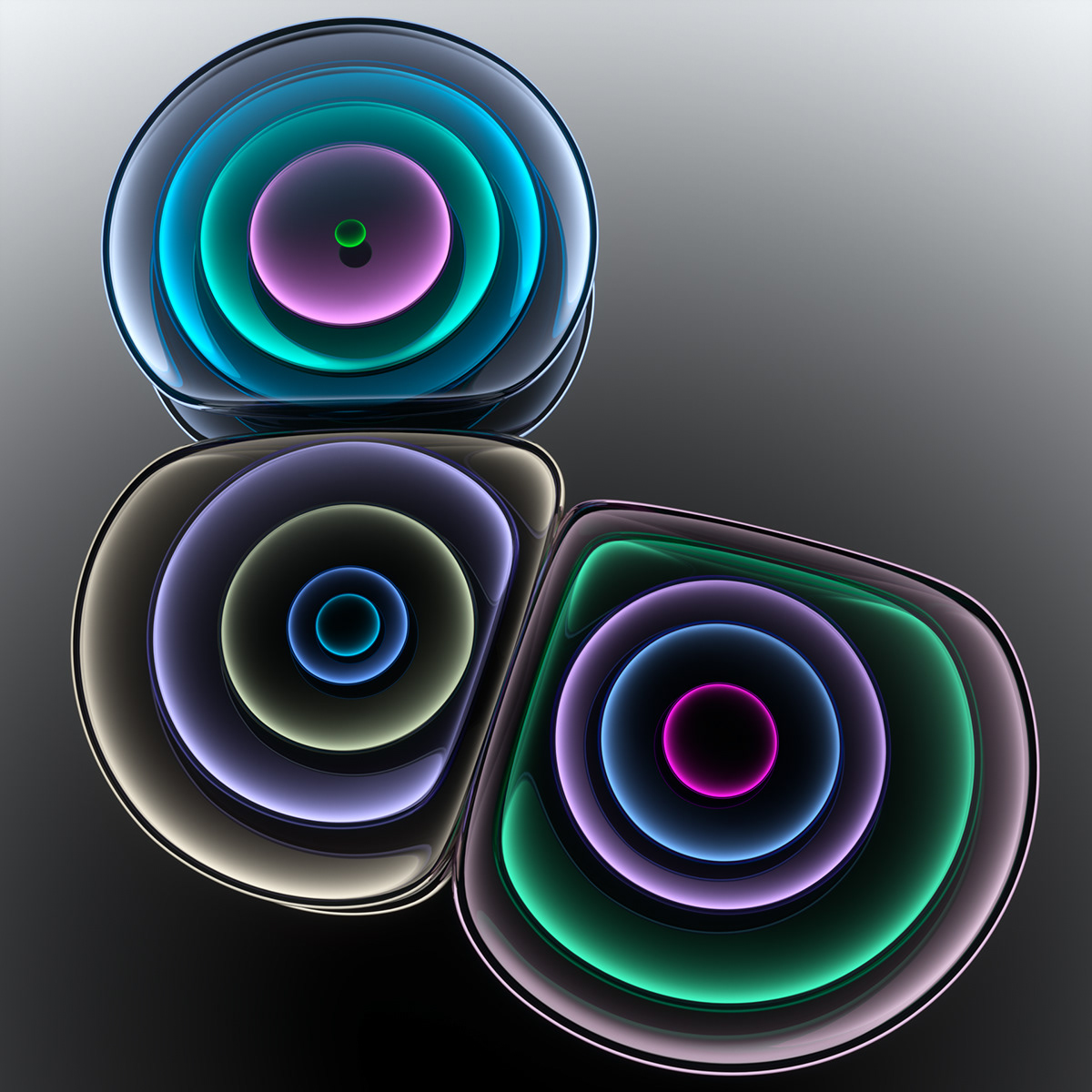 3D abstract CGI delicate energetic flow Render smooth