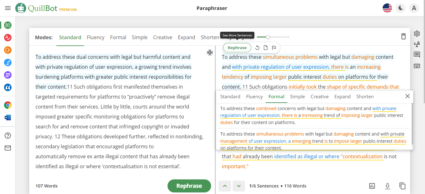 paraphrasing tool for thesis