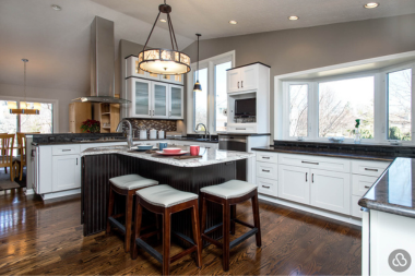 new luxury kitchen remodel with island custom built michigan