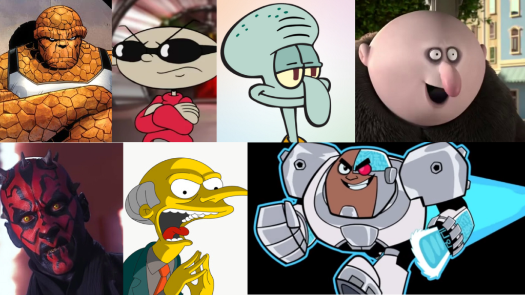 Other Bald-Looking Cartoon Characters