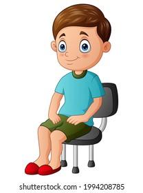 807 Child Sitting On A Chair Clip Art Images, Stock Photos & Vectors |  Shutterstock
