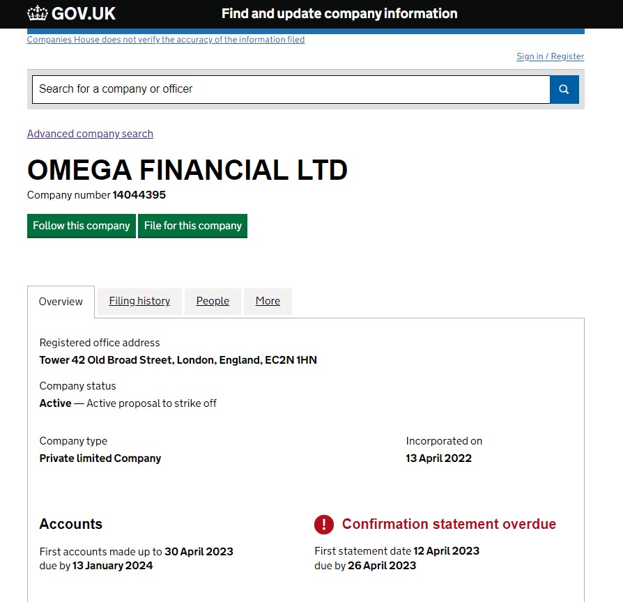 Отзывы об Omega Financial LTD: надежный финансовый посредник обзор