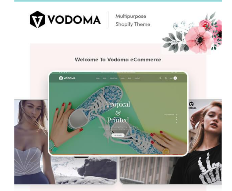 Multipurpose Shopify themes Vodoma