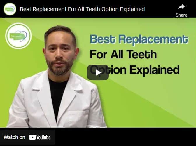 Image of the YouTube video with Dr. Anton Diy, from Preserve Family Dentistry in Lincoln, NE, explaining the "All-on-4 dental implants near me procedure".