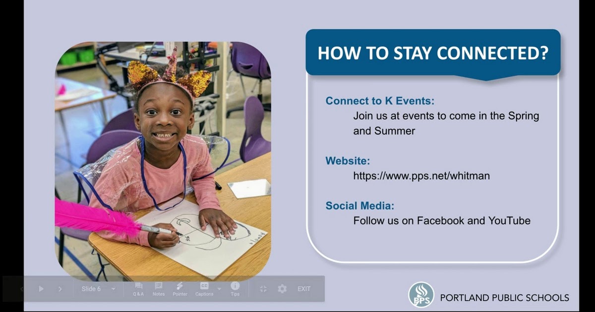Connect to K Slides - Whitman Elementary - Google Slides.webm