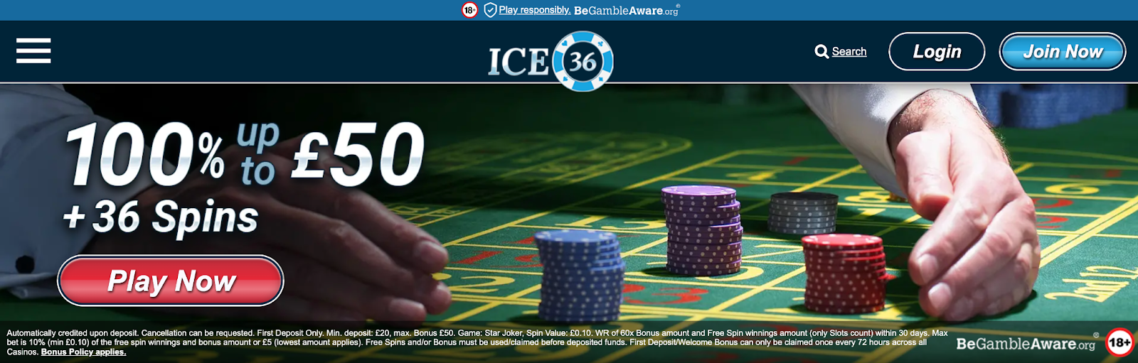 ice36 casino review
