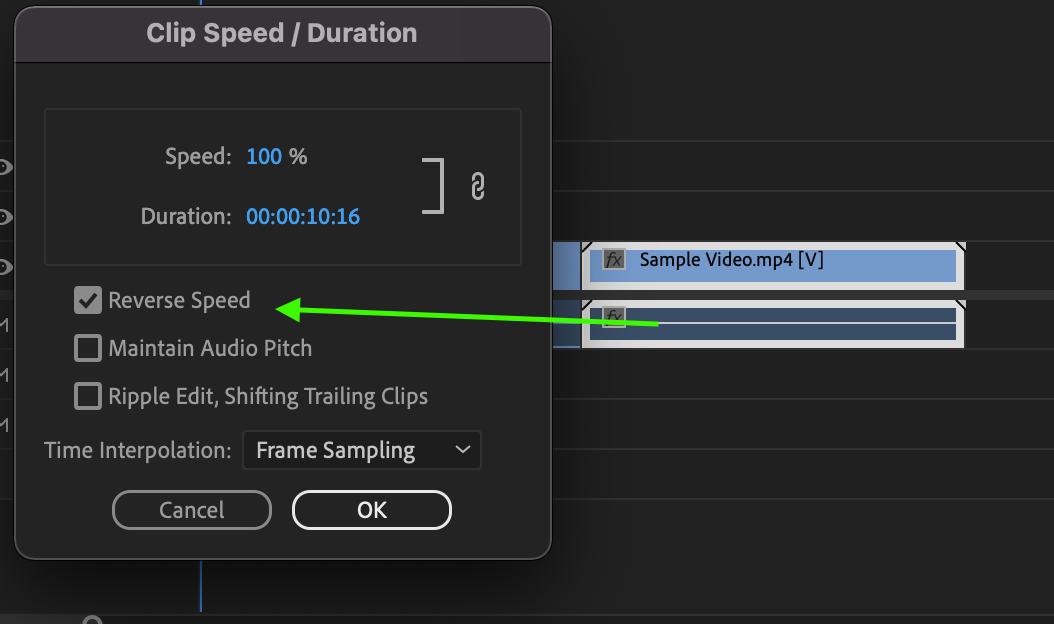 How To Reverse a Clip in Premiere Pro & Create a Time Stutter Effect