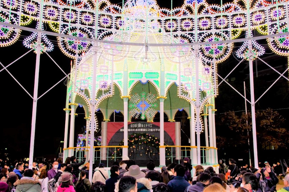 大阪聖誕燈飾2022 神戶光之盛典呈獻「音樂之寶箱」